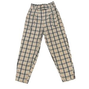 Rebellious size 8 plaid pants